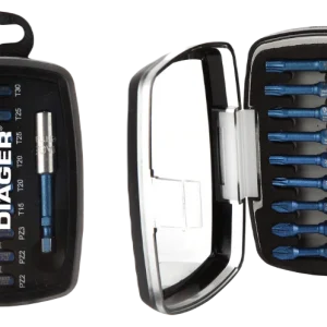Coffret embout BLUE SHOCK + 1 porte embout édit visseuse à choc - coffret de 10 pièces