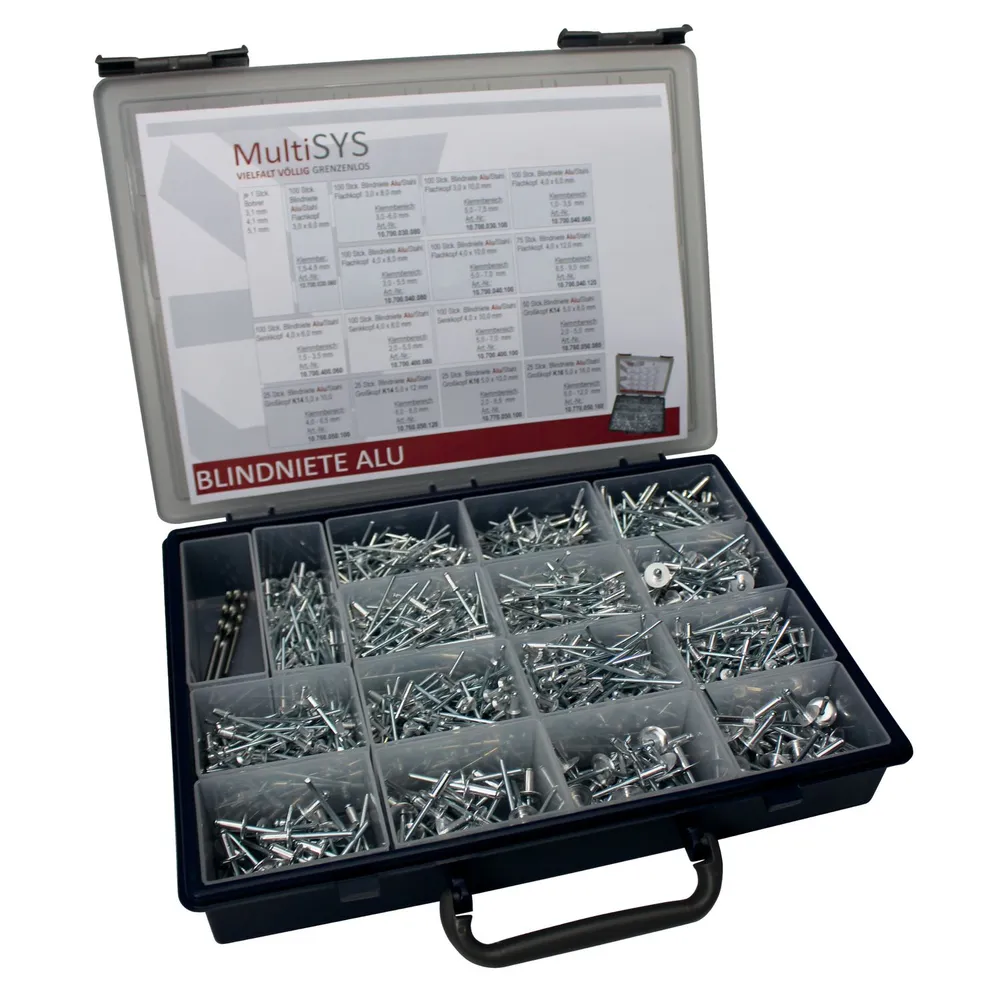 Coffret rivets aveugles aluminium / acier