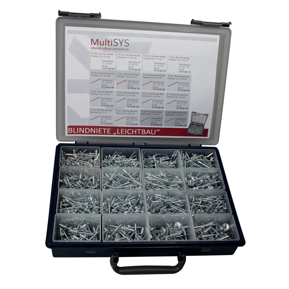 Coffret rivets aveugles aluminium "construction légère"