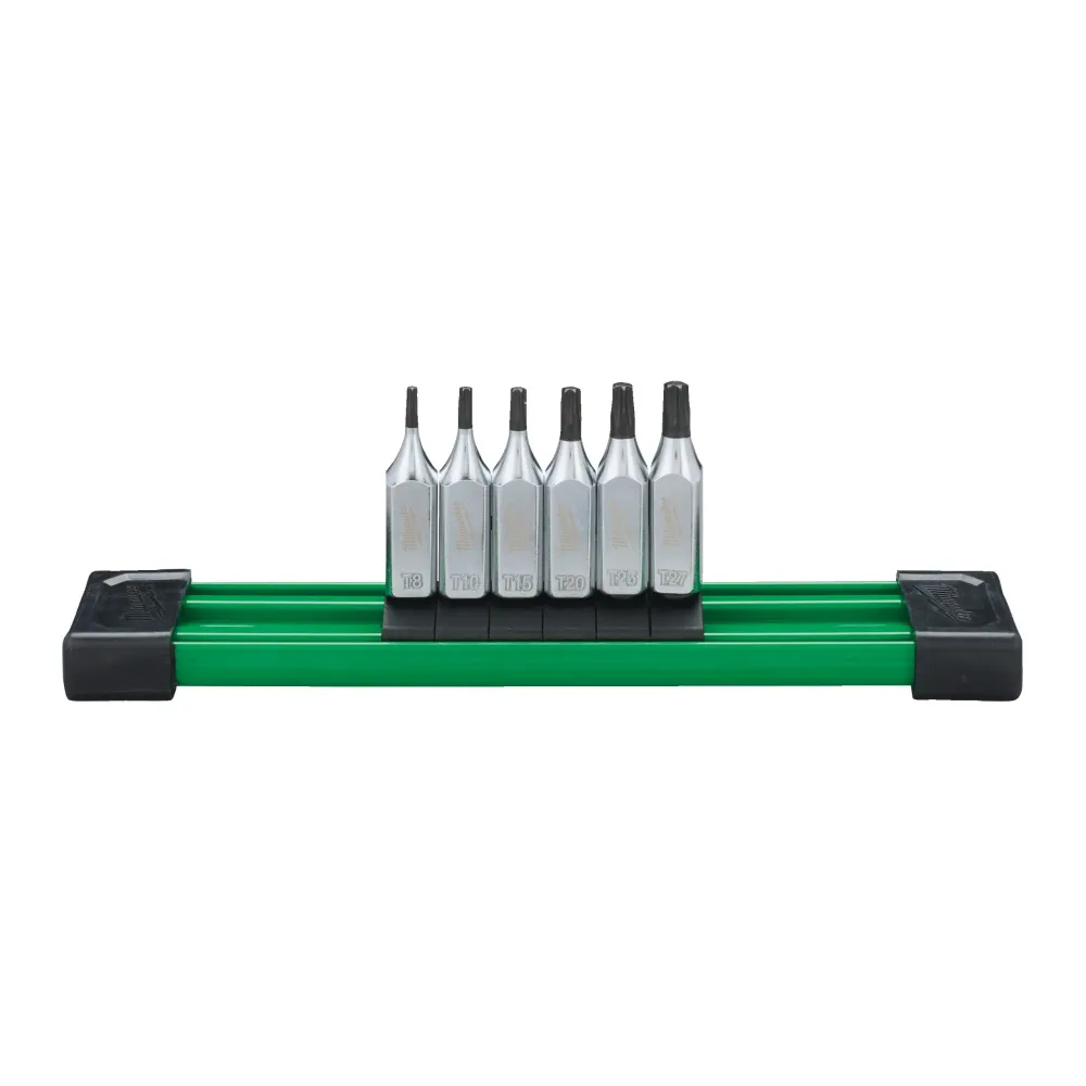 Milwaukee Coffret de douilles embouts Torx entraînement 1/4" (6 pièces)