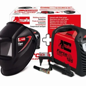 Poste à souder onduleur Telwin FORCE 125 + casque de soudage 230 V 815861 commander à bas prix