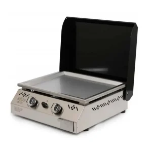 Euskal Plantxa Plancha gaz 6000w plaque inox 55x45cm noir - URSUIAPICN