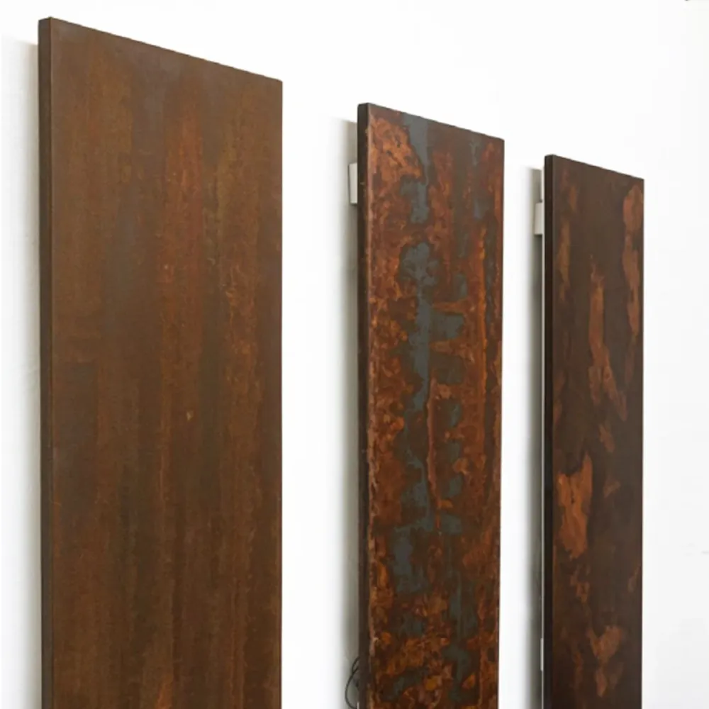 Étanche IP44 Radiateur électrique à plaque modèle Perfetto 180x55 cm - Rusty