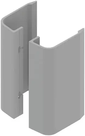 Crémaillère motorisée Poignée de porte battante type aileron 6821 - Hauteur 200 mm