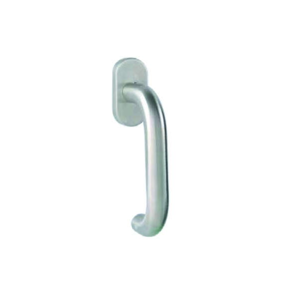Poignée de porte oscillo-battant inox U-Line - Longueur du carré : 72 mm - Avec carré - Sans condamnation - DESIGN MAT (no...
