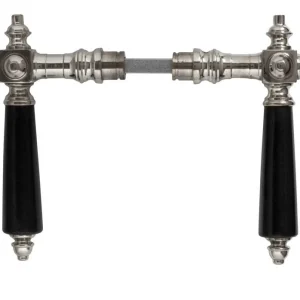 Verrou à code Poignée de porte Næsman N° 268 nickel - sans rosace
