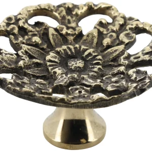 Bouton 125-05 Cuivre étain laiton vieilli pour assemblage de meubles