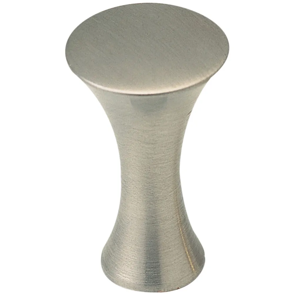 Bouton tirette 8820 zamak Nickelé brossé pour cuisine équipée