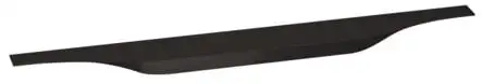 Charnière invisible Poignée Profil 772 N aluminium Noir mat anodisé brossé