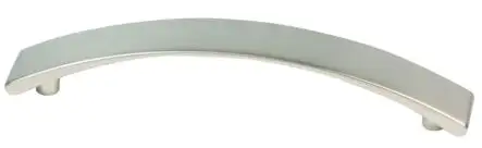 Poignée Stripe zamak Nickelé brossé pour assemblage de meubles