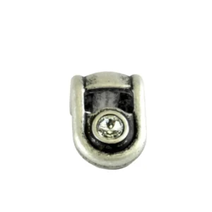 Professionnel Bouton contemporain en métal et cristal Swarovski - PO2057Z