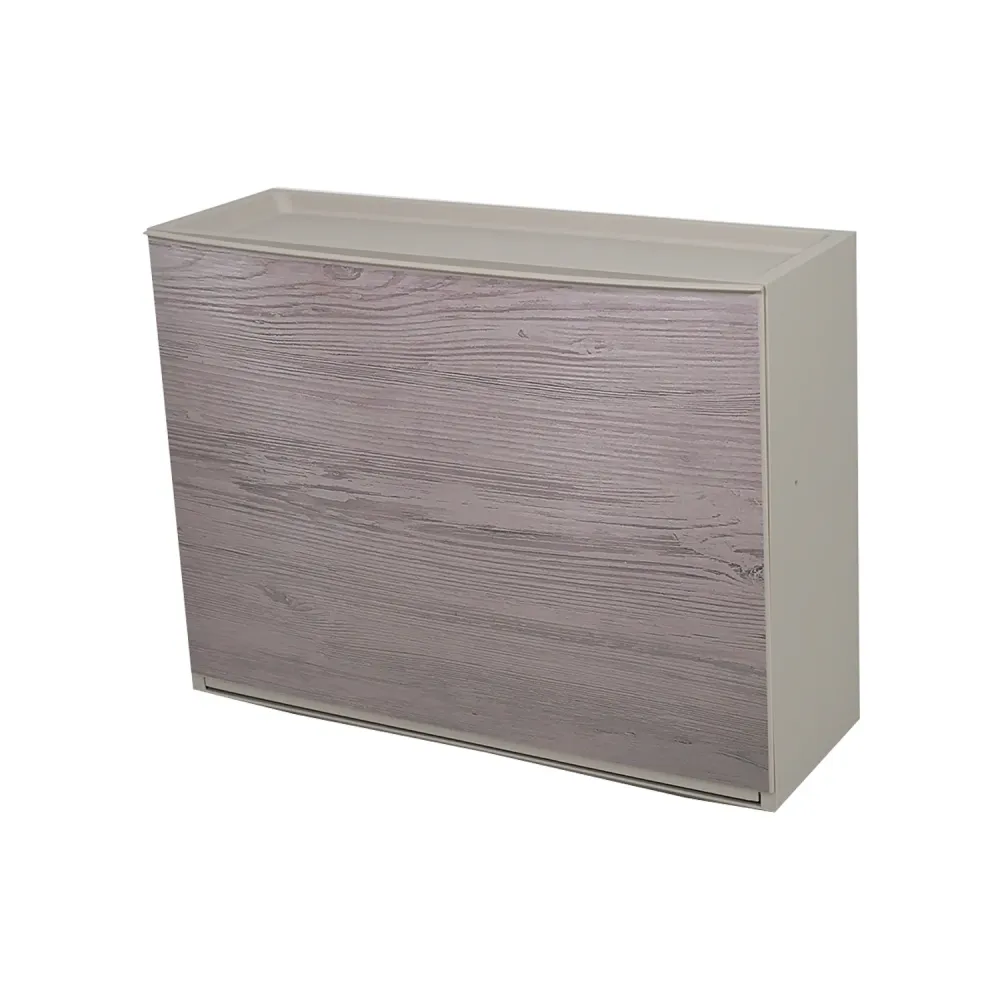 Scarpiera Iml Wood Parete 16x51,5x39cm Grigio Tortora