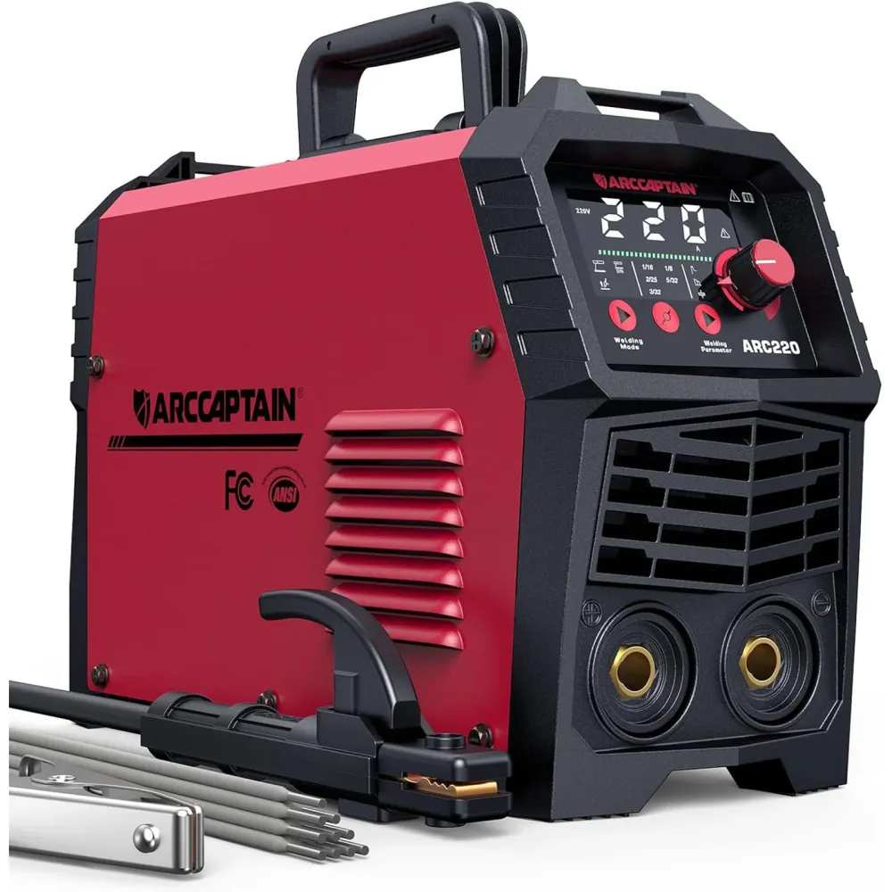 ARCCAPTAIN ARC220 220A 10PCS Rods Stick Welder ARC/Lift TIG Welding Machine Chaud Start Arc force and Anti-Stick