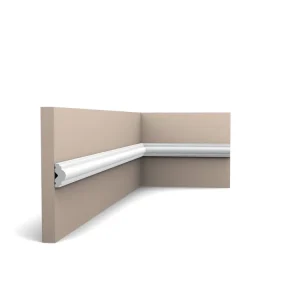 Wandleiste PX103 weiß | 12 x 25 x 2000 mm en blanc mat