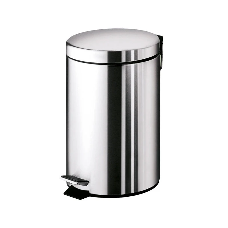 Boîte aux lettres murale Porte-déchets Gedy Argenta 5 lt. en acier inoxydable 20,5x26,5x27,8 cm