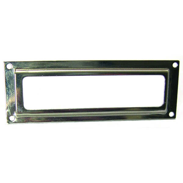 Pied de boîte aux lettres Porte-étiquette à visser 10856 - 70 x 25 mm - acier - SELECT HARDWARE FRANCE