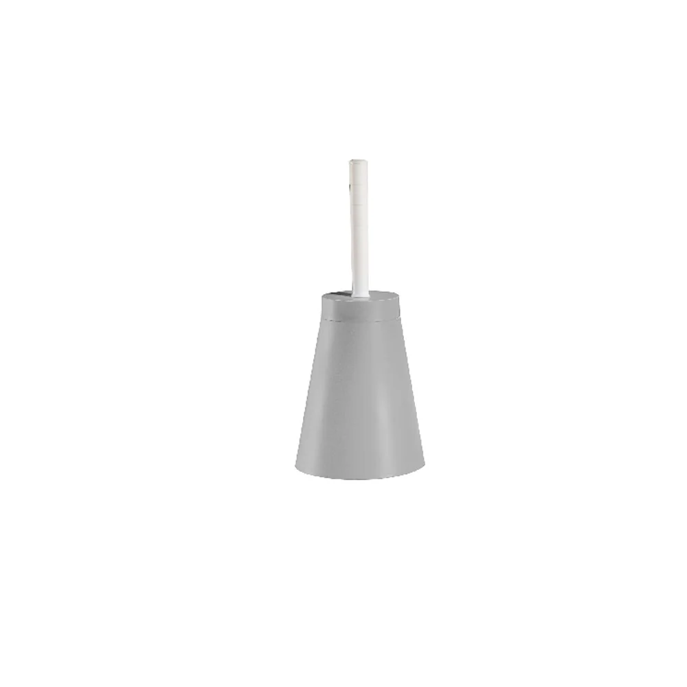 Porte-balai en VINYLE blanc 16x38,5 cm modèle Conic avec Plaque de numéro personnalisable