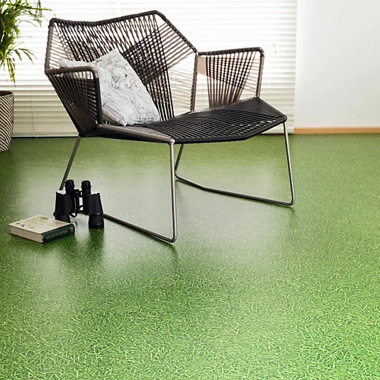 Barre de douche Sol Vinyle Nature - imitation Gazon - Rouleau de 4m x 5m