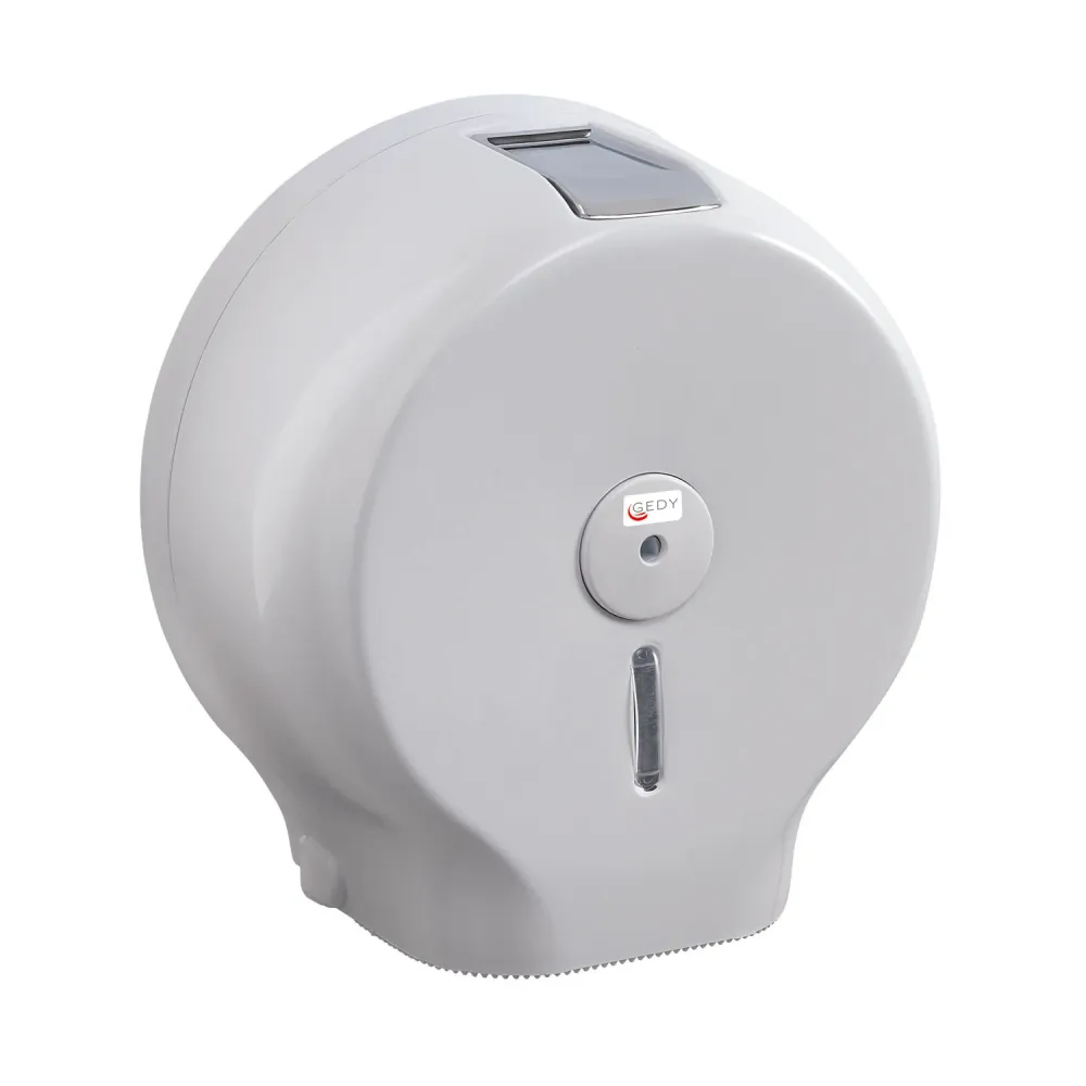 Distributeur pour rouleau de papier toilette de max 22 cm de Gedy - Blanc Nettoyage facile