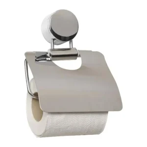 Dérouleur papier toilette WC en métal chromé Lot de 3 pièces