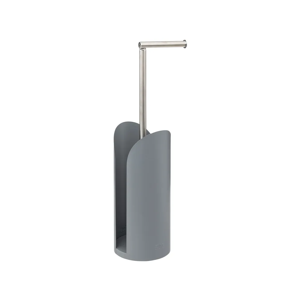 Five Toilet Paper Holder Grey Lot de 3 pièces
