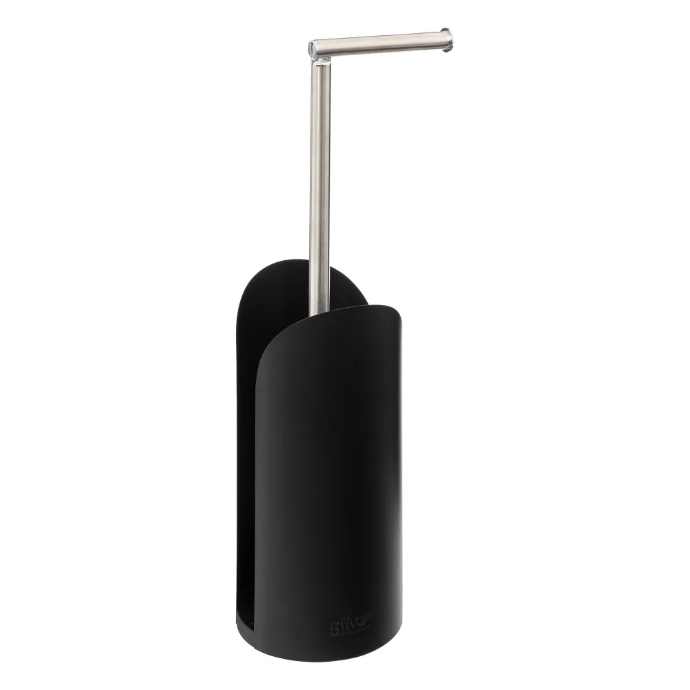 Five Toilet Paper Holder Noir jais