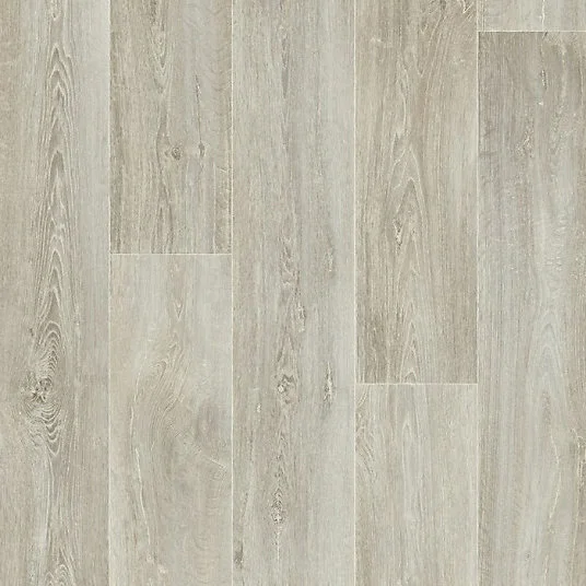 Haute Qualité Sol Vinyle Interior - Imitation parquet - Chêne scandinave blanchi - Rouleau de 2m x 5m