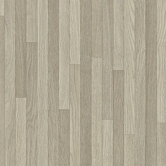 Sol Vinyle Feng Shui - Parquet lames étroites - Chêne évident - Rouleau de 4m x 15m en finition nickel