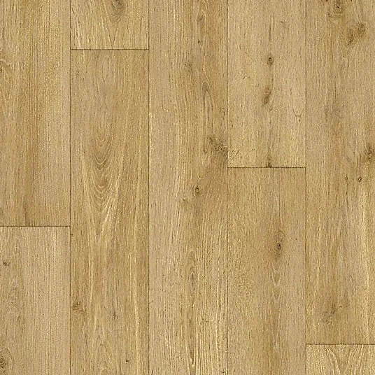 Sol Vinyle Link Plus - Imitation parquet bois naturel - Surface brillante - Rouleau de 4m x 25m pour douche italienne