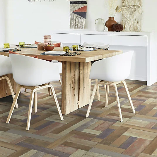 Sol VINYLE Smart - Atelier aspect bois recyclé - Rouleau de 3m x 5m