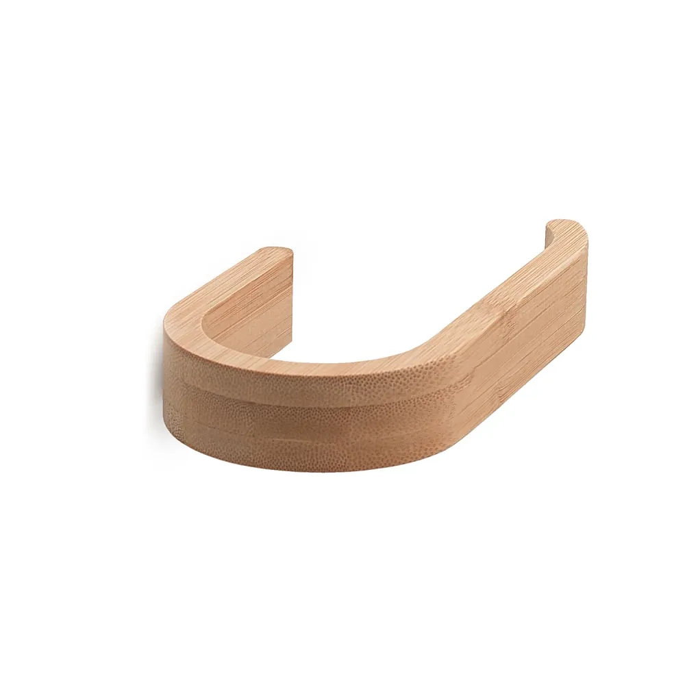 Support de brosse Porte-rouleau en bambou Gedy série Himalaya - Naturel