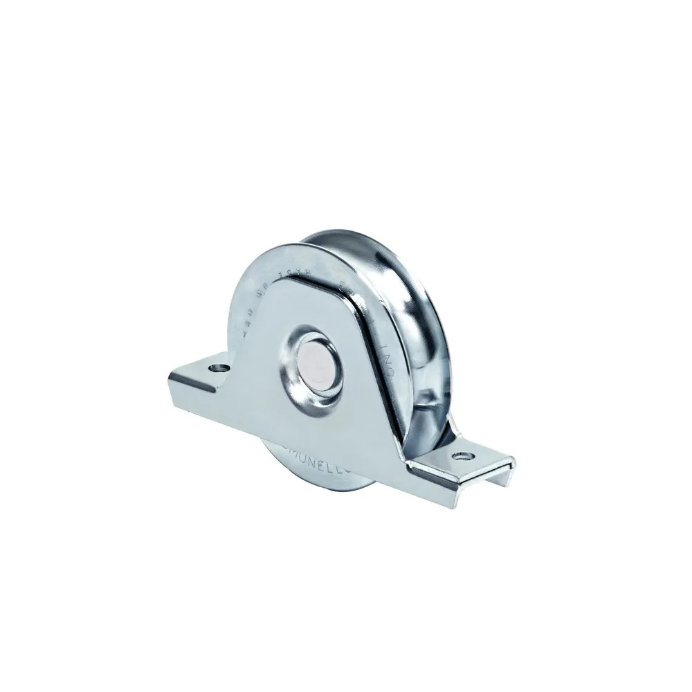 Galet avec support intérieur doublement roulement Gorge ronde diamètre 19 mm