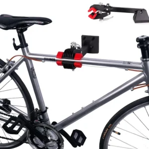 Support Vélo Mural Pliable - Rangement Bicyclette Garage SQES avec Système de Verrouillage