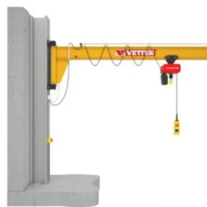 Vetter 250 kg grue pivotante murale 30 m ASSISTENT + support de stockage standard + palan électrique à chaîne AW2.5-3.0 +...