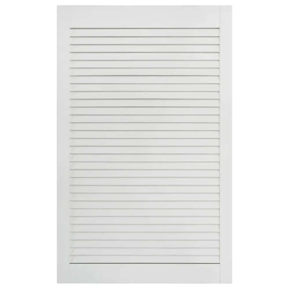 Bois de pin massif porte à persiennes porte d'armoire porte d'etagères revêtement pour placard penderie garde-robe paraven...