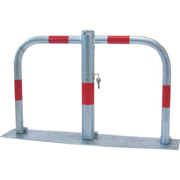 GARANT Barrière de parking pour chevilles avec 5 anneaux rouges 011823-2 prendre à bas prix