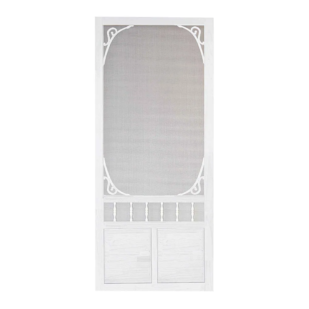 Porte moustiquaire de style victorien, 33'' x 81'' x 1-1/8''