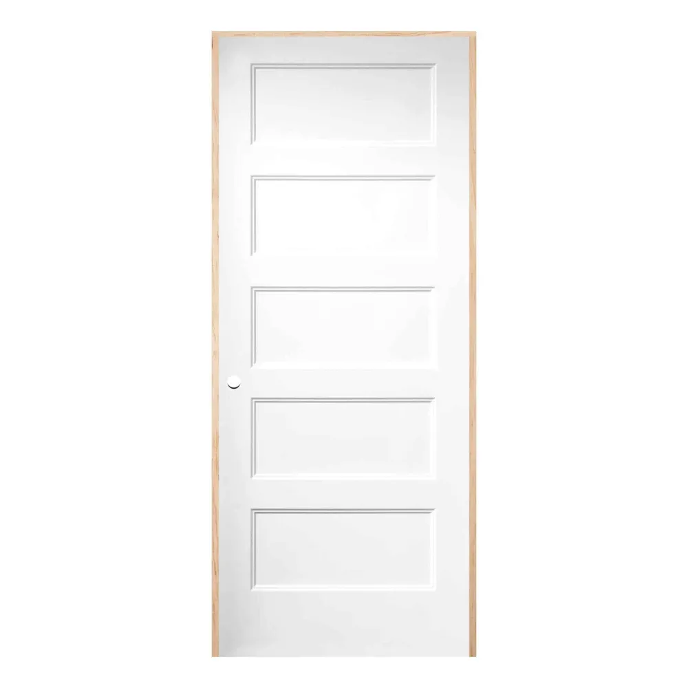 Porte prémontée d’intérieur Conmore à ouverture à droite en tirant et cadre de 4-9/16", 24"