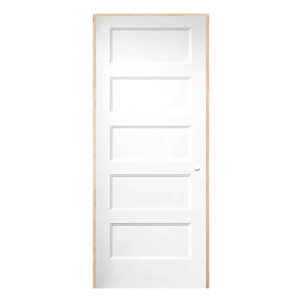 Porte prémontée d’intérieur Conmore à ouverture à gauche en tirant et cadre de 4-9/16", 32"