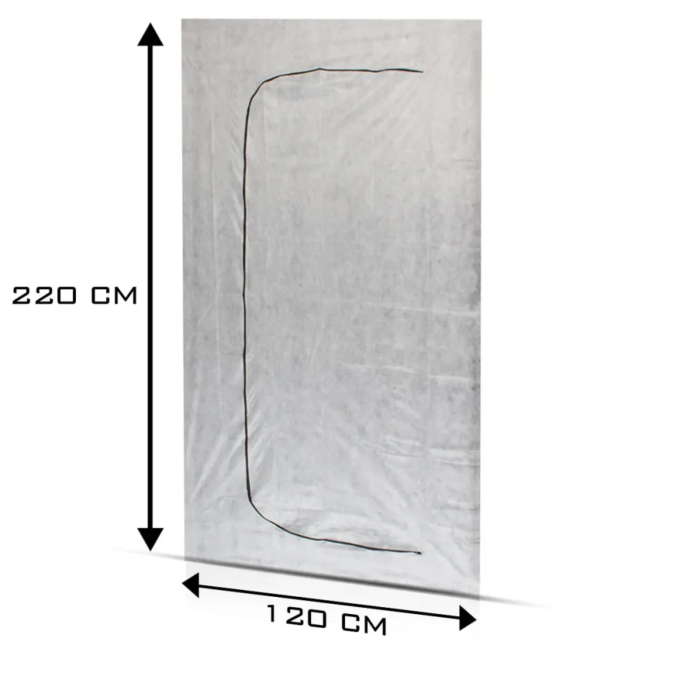 Stahlwerk Staub Protection Porte C-Shape / Dust Porte / Dirt Lock / Curtain de poussière avec une fermeture éclair intégrée