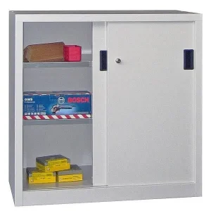 PAVOY Armoire à portes coulissantes avec portes en métal massif hauteur 1000 mm 30300-100-500 commander à bas prix