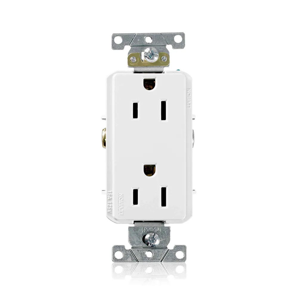 Prise à usage costaud Derco Plus de 15 / 125 V, blanc