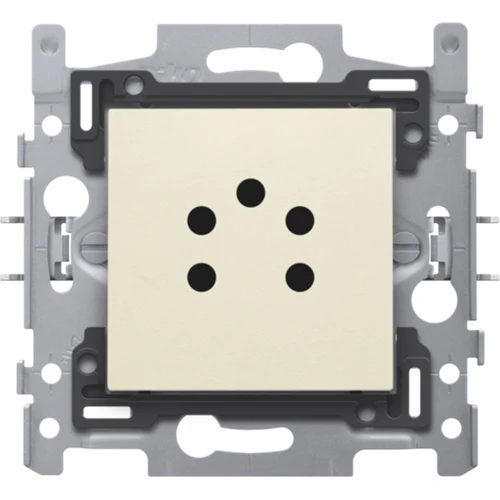 Étanche IP44 Prise téléphonique à cinq pôles, socle et set de finition Niko (100-69000)