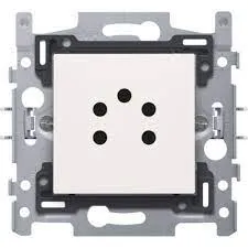 Étanche IP44 Prise téléphonique à cinq pôles, socle et set de finition Niko (100-69000)
