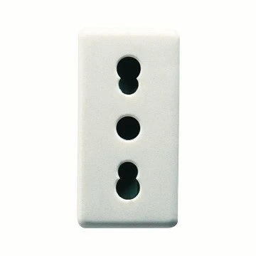 PRESA STANDARD ITALIANO BIVALENTE P11/P17 2P + T 16A 250V - GEWISS GW20203