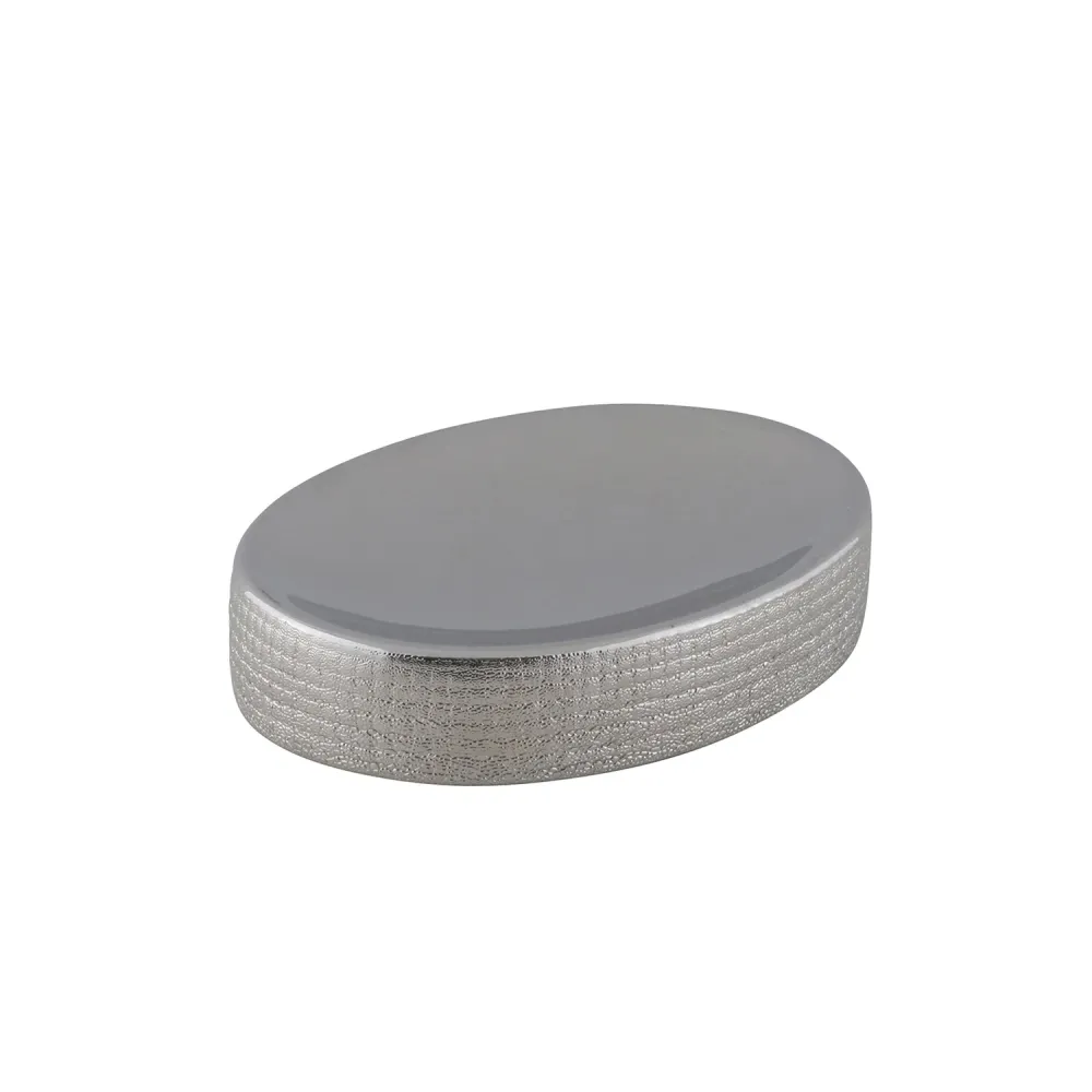 Porta Sapone Da Bagno Hollywood Effet argent Plastique résistant