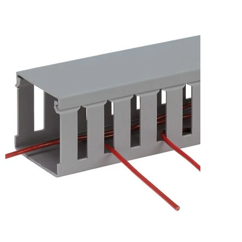 0.37x3.25 Type C Flush Wiring Duct Cover VINYLE C3LG6-F 6FT