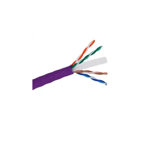 23 AWG Riser Ton cuivre Cable Violet PUR6AV04VL-G (Pack 1000)