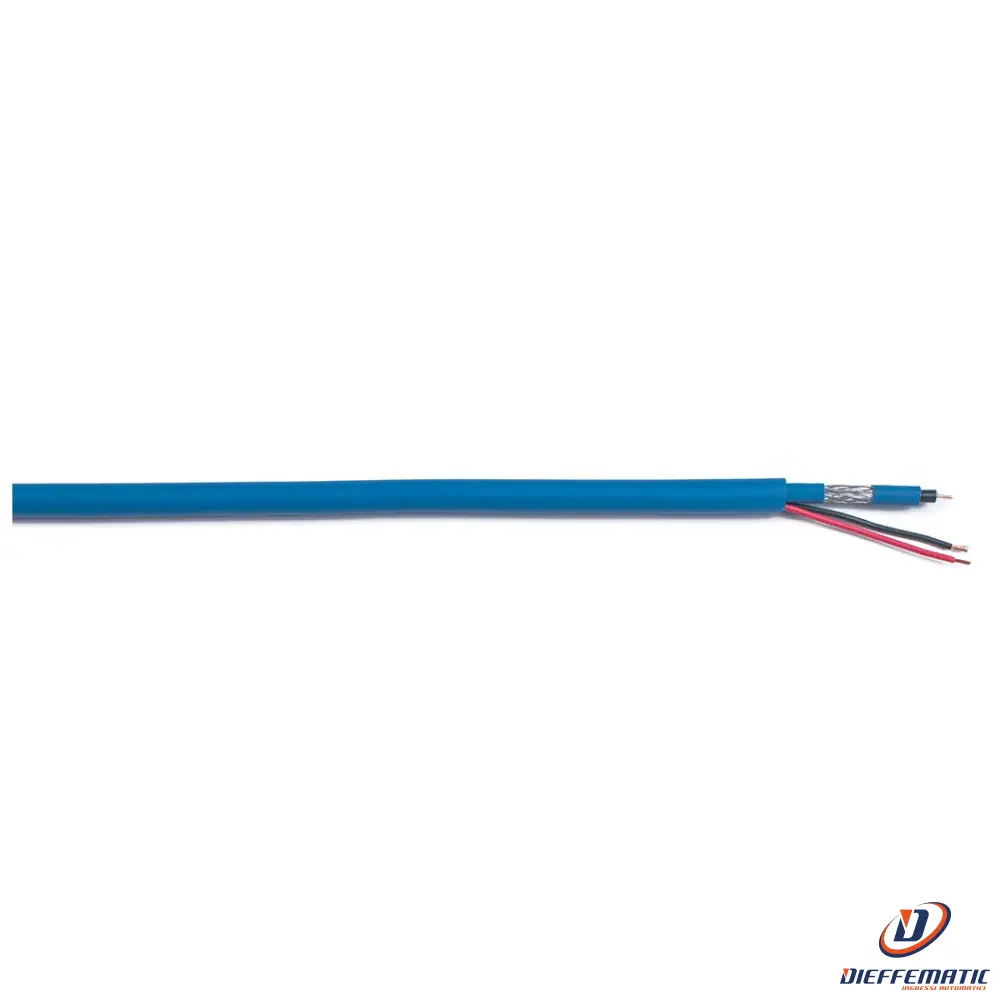 Cavo Composto Tvcc Coax Hd + Alimentazione Ecs Ch-C27 /M100 Cohfcohd0275Blm01