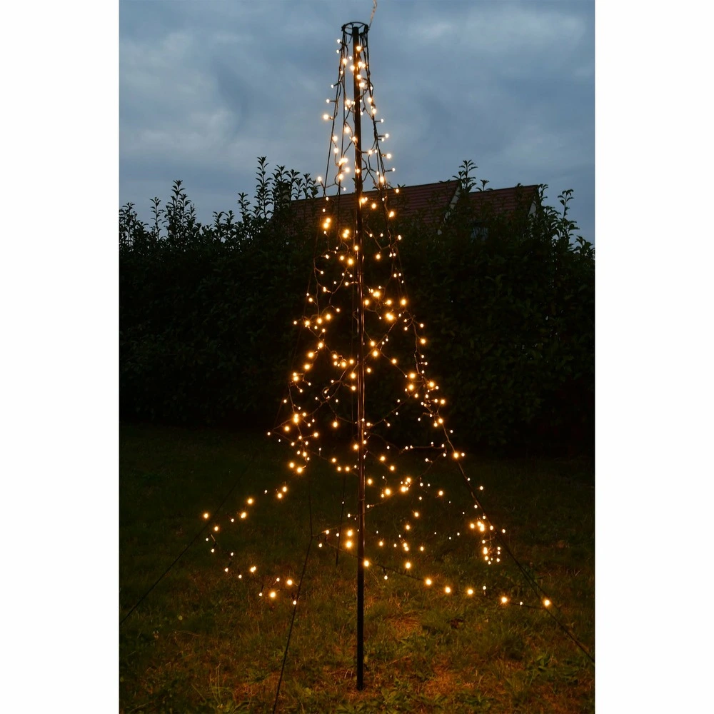 Bornes de jardin Cône enchanté lumineux